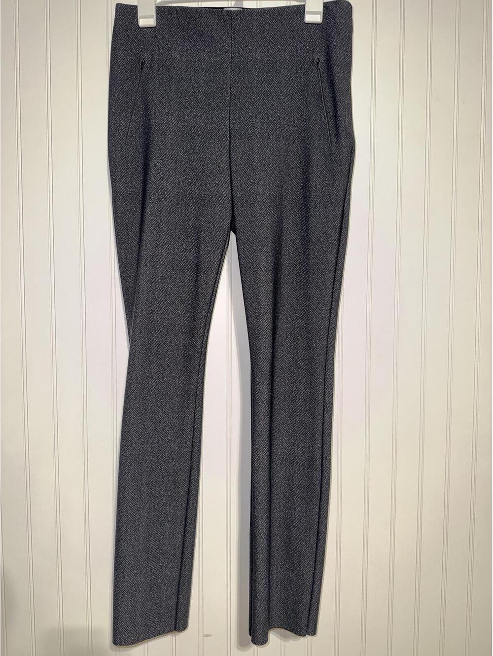 Banana Republic BR Standard Herringbone Stretch Side Zip Pants Gray Size 10L